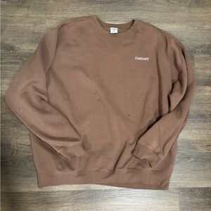 Brown Vintage Carhartt Crewneck Sweatshirt